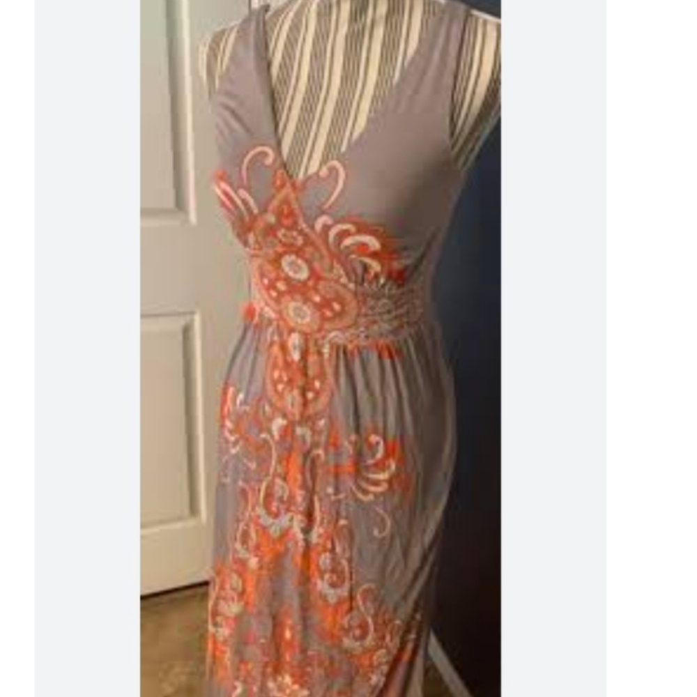 STUNNING SUMMER MAXI DRESS INC. INTERNATIONAL CONCEPT XS ☆ - Picture 11 of 11
